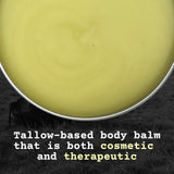 The Tallowed Truth F-Balm Tallow – Grass-fed, Grass-finished Tallow – 5 Ingredients Only – Canadian-made All Purpose Tallow Balm – Made in Canada – Tallow for Face & Body – 2 oz (1-Pack)
