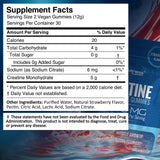 Creatine Gummies for Women & Men, Creatine Monohydrate Gummies, Strawberry