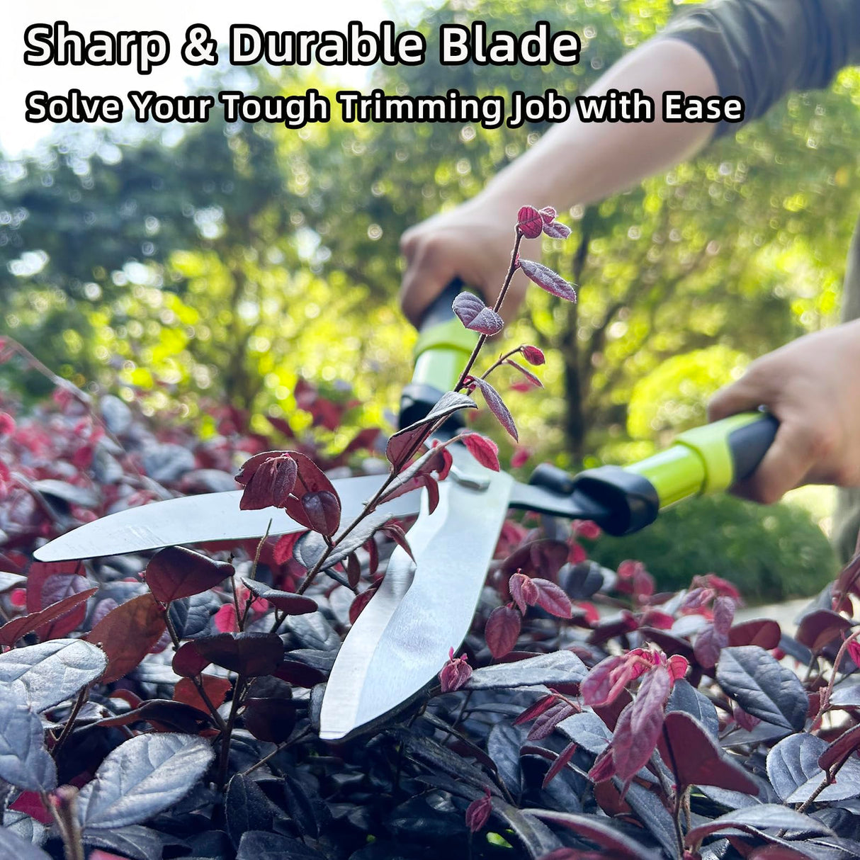 YRTSH Loppers Hedge Clippers Garden Shears, 3PCS Yard Tools Combo Set Tree, Shrub & Bush Care Kit for Lawn Garden, Branch Cutter with Compound Action Tree Trimmer & Trimming Borders