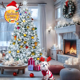 KNONEW 403ft 1000 LED String Lights Outdoor Christmas Lights 8 Modes & Timer Fairy Light Plug in Waterproof LED String Lights for Xmas Yard Tree Wedding Party Holiday Decorations (Cool White)