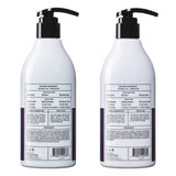 Herbalosophy Purple Shampoo & Conditioner Set for Blonde Gray Hair, Eliminates Brassy and Yellow Tones, Infused with Cocos Nucifera Oil, Free of Sulfate, Parabens and Gluten, 2 x 16.9 Fl Oz