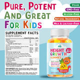 Height Growth Gummies Supplement - Kids Teens Height Increaser Maximizer Grow Taller Vitamins