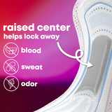 U by Kotex Balance Ultra Thin Overnight Pads with Wings, 78 Count (6 Packs of 13) (Packaging May Vary)