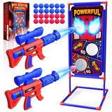 Shooting Toy Set with Hero-Style Target & 2 Cool Air Pump Launcher,Indoor Outdoor Kids Toy,Action Shooting Games,Boys Toys Age 3 4 5 6 7 8 9 10 11 12, Holiday Presents for Boy