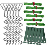 FCENDS Spiral Tree Stake Kit, Tree Stakes and Supports for Leaning Trees, Protect Trees from Bad Weather