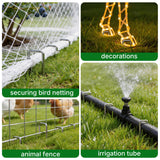 AMAGABELI GARDEN & HOME 100 Pack Galvanized Landscape Staples 12 Inch 11 Gauge Garden Staples Garden Stakes Plant Cover Stakes U-Shaped Landscape Stakes Landscape Pins for Weed Barrier Fabric