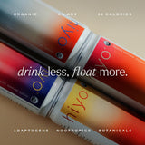 Hiyo Organic Social Tonic – Variety Pack, 12 Pack - N.A. Functional Seltzer, Sparkling Water Crafted with Organic Adaptogens, Nootropics & Botanicals