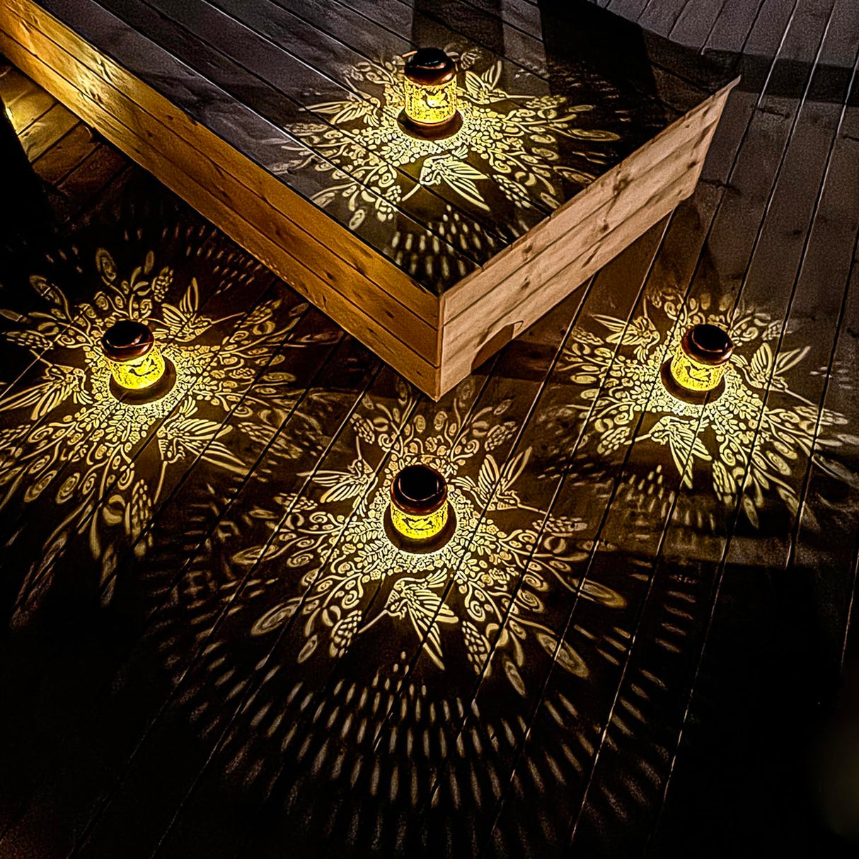 Hummingbird Solar Lanterns Outdoor Waterproof Hanging Solar Lights Hummingbird Gifts for Women Men Mom Metal Bird Decorative LED Lanterns for Yard, Patio, Lawn, Pathway, Landscape, Garden Decor