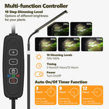 VSOKE Grow Light for Indoor Plants, Full Spectrum LED Grow Light with Stand