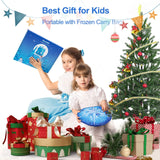 Hamdol Princess Play Tent, Frozen Toy for Girls, Ice Castle Kids Tent Indoor and Outdoor, Large Imaginative Playhouse with Carrying Bag for 1 2 3 4 5 6 7 8 9 Years Old Girls, Christmas & Birthday Gift