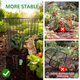 Metal Plant Cages for Outdoor Plants, Garden Cloches for Plants Rustproof