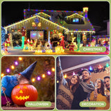 30-Pack Orange String Light Bulbs, S14 LED Replacement Bulbs for Outdoor String Lights, Patio Light Bulbs, 1W E26 Base for Christmas Halloween,Holiday Lighting,Home Decor