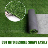 NINXANG Artificial Grass Turf Lawn Outdoor Indoor 4FTx6FT Fake Grass Carpet for Pets 0.4 Inch Realistic Faux Grass Rug with Drain Holes for Garden Lawn Landscape Balcony Party Wedding Christmas Rug