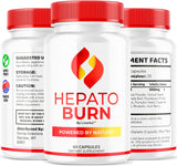 Hepato Burn Capsules - HepatoBurn Pills Supplement Support, Hepatoburn Advanced Formula - All Natural Vitamin Energy and Wellness, Hepato Burn Premium Formula, 60 Capsules for 1 Month