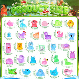 LOVEXIRAN 200PCS Luminous Mini Resin Animals 30 Styles, Little Small Animal Figures to Hide Tiny Resin Animals Variety Pack for Fairy Garden Accessories Micro Landscape Dollhouse Decor.
