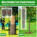 MUDEREK 6 Pack Metal Tree Trunk Protector-48