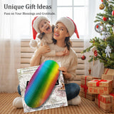 Aoedelyart Wind Spinner Rainbow Wave Wind Spinners for Yard and Garden,15in Hanging Kinetic Yard Art Wind Sculpture,3D Wind Spinners Outdoor & Indoor Rainbow Helix Garden Decor Christmas Ornaments