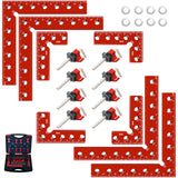 Corner Clamps for Woodworking,8pcs corner clamps With Box, 5.5"& 3.14"Aluminum Alloy 90 degree right angle clamp, Positioning Square Tools for Frame, Cabinets, Drawers,Box, for Dad.
