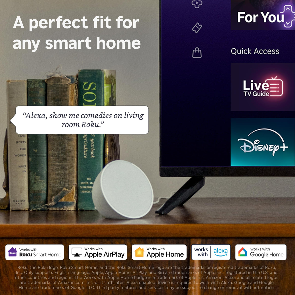 Roku Streaming Stick Plus with Voice Remote - 4K & HDR10+