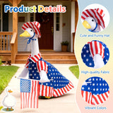 RIYYDEN 9 Set of Holiday Porch Goose Outfits All Seasons Holiday Christmas Birthday Easter Summer Hawaiian 4th of July Fall Lawn Goose Clothing Porch Clothes for Patio Yard Lawn Decor