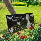 Human Memorial Stones Personalized, Grave Markers, Customized Permanent Use Porcelain Photo, Memorial Plaque Outdoors, Headstones for Graves
