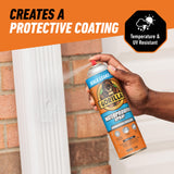 Gorilla Waterproof Patch & Seal Rubberized Sealant Spray, Crystal Clear, 14 Ounce (Pack of 2) - Seals Out Water, Air, and Moisture