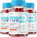 (3 Pack) Primo TRT Gummies, Primo TRT Advanced Performance Blend Supplement, PrimoTRT Try Prime Gomitas Maximum Strength for Males Support for Overall Health Wellness All Natural Ingredients (180 Ct)
