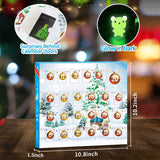 Manaror Advent Calendar 2026 Christmas Countdown 24 Days Luminous Adorable Squishies Non-Toxic Relief Stress Different Surprise Kawaii Toys for Girls Boys Kids Adults