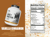 Levels Grass Fed Whey Protein Powder, No Artificials, 24G of Protein, Vanilla Cinnamon, 5LB