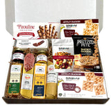 Deluxe Meat and Cheese Gift Basket – Gourmet Charcuterie Assortment Charcuterie Food Items, Meat Cheese Assortment, Food Gifts for Men, Tailgating, Business, Congratulations, Care Packages, Thanksgiving and Christmas Gifts - 11-item Bundle