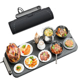 Kasefazem Warming Mat For Food XXL 500W Food Warming Mat 36"X16" Waterproof Graphene Warming Trays For Buffets Party Food Warmers For Parties Buffet 6 Temp 6H Chafing Dishes For Buffet Christmas