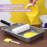Bates- Paint Tray Set, 9 Inch, 12 pcs, Paint Roller Tray