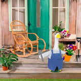 Ueyben Porch Goose Gardening Outfit for 23" Cement Plastic Goose Statue