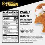 Honey Stinger Organic Energy Waffle Variety Pack, 12 Honey Waffles and 6 Vanilla, Nutritious Stroopwafel Snack for Exercise, Endurance and Performance