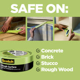Scotch Painter's Tape 2060-1A 2060 Masking Tape, 1-Inch by 60-Yard, Green, 4 Pack