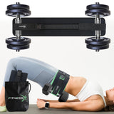 FitnessX Premium Hip Thrust Belt for Dumbbells Heavy, Kettlebells, and Plates, Hip Exercise Band for Weights, Ideal for Gym or Home Workouts
