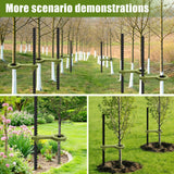 Tree Supports Young Trees, 4PC Tree Stake Stabilizer Kit for Leaning Tree