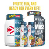 Dymatize x Fruity Pebbles ISO100 Whey Protein Powder Isolate, 25g of Protein, 5.5g BCAAs, 120 Cal., Gluten Free, 1g Fat, 1g Sugar, 2g Carb (75 Servings)