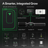 VIVOSUN Smart Pro Grow Tent Kit 2x4 Complete Grow System WiFi-Integrated Automatic Control with GrowHub E42A+, 2-in-1 Tunable Spectrum LED Grow Light, 360° Ventilation & Circulation Control System