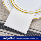 JOLLY CHEF 400 Pack Bathroom Paper Napkins Disposable Guests Hand Towels