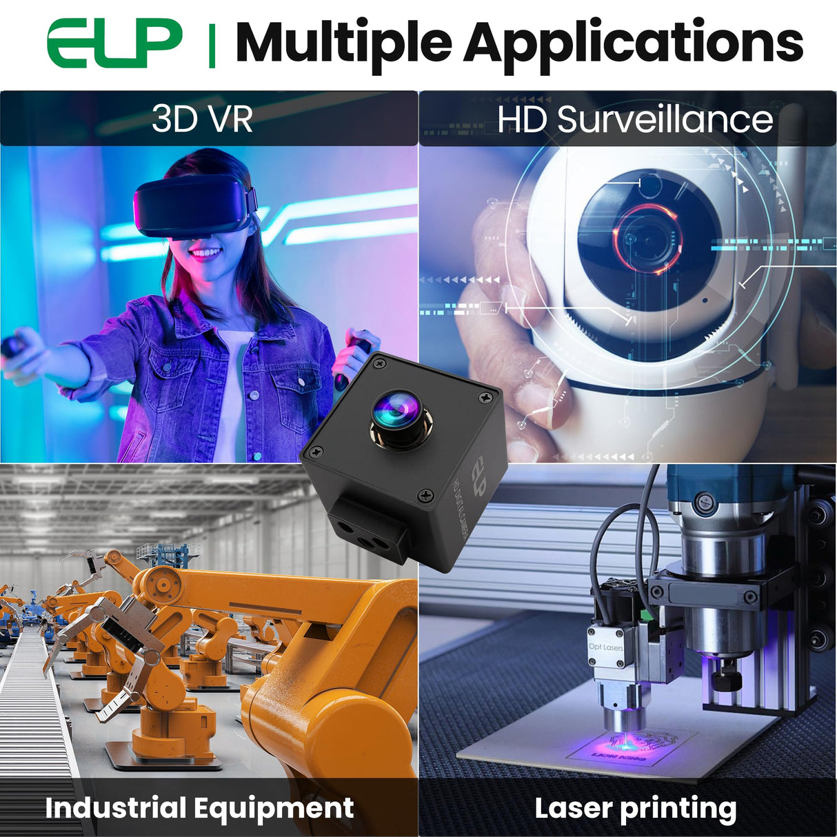 ELP 1080P 120fps USB Autofocus Camera for Computer 11.6mp Lightburn Camera Mini UVC USB2.0 Webcam High Speed PC Camera Wide Angle USB Security Web Camera for Laptop (100° Low distoriton Lens)