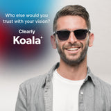 Koala Eyeglass Lens Cleaner Spray Kit | (2x) Glasses Cleaner Bottle + (2x) Microfiber Cloth | Alcohol Free Eyeglasses, Screen, and Camera Cleaning Kit | Made in USA (4 Piece Set)