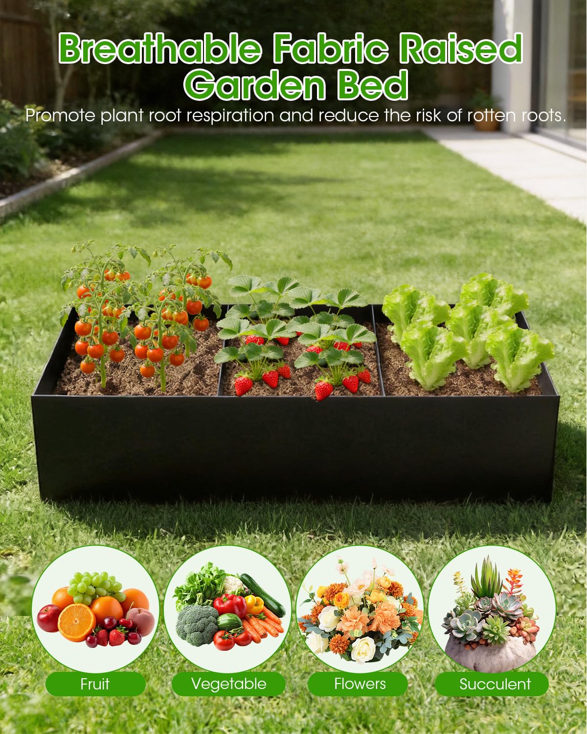 Cucumber Trellis with for Climbing Plants, Garden Trellis with Grow Bags, Metal Plant Trellis with Garden Netting for Vegetables Flowers Fruits (U-4 Arches)