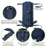 LISEFURE Skateboard Bag Skateboard Strap Backpack Universal Portable Skateboard Bag (blue)