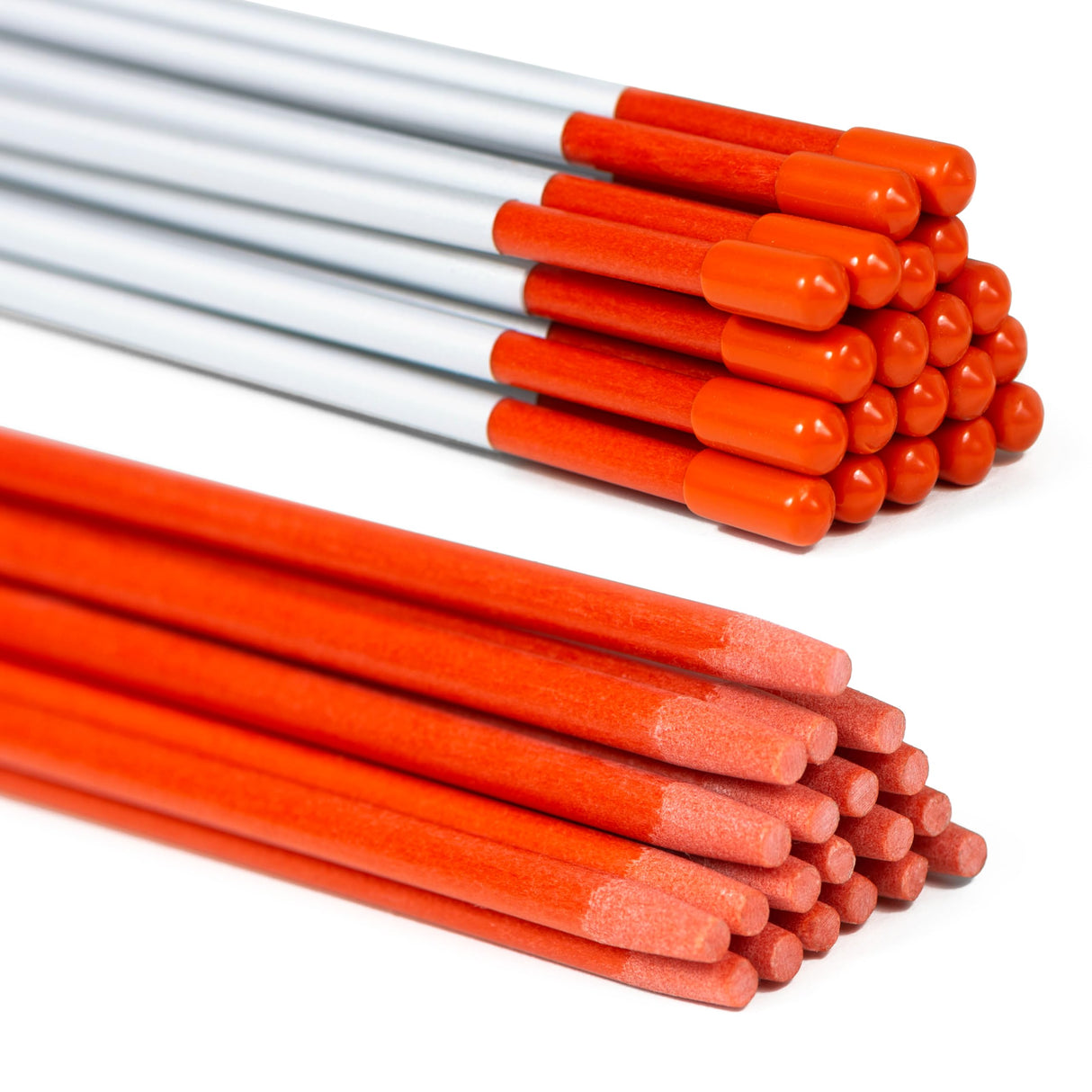 Reflective Driveway Markers 48 Inch 20 Pack, High Visibility Orange Driveway Stakes, Fiberglass Snow Markers with UV Resistant Coating for Parking and Property Marking