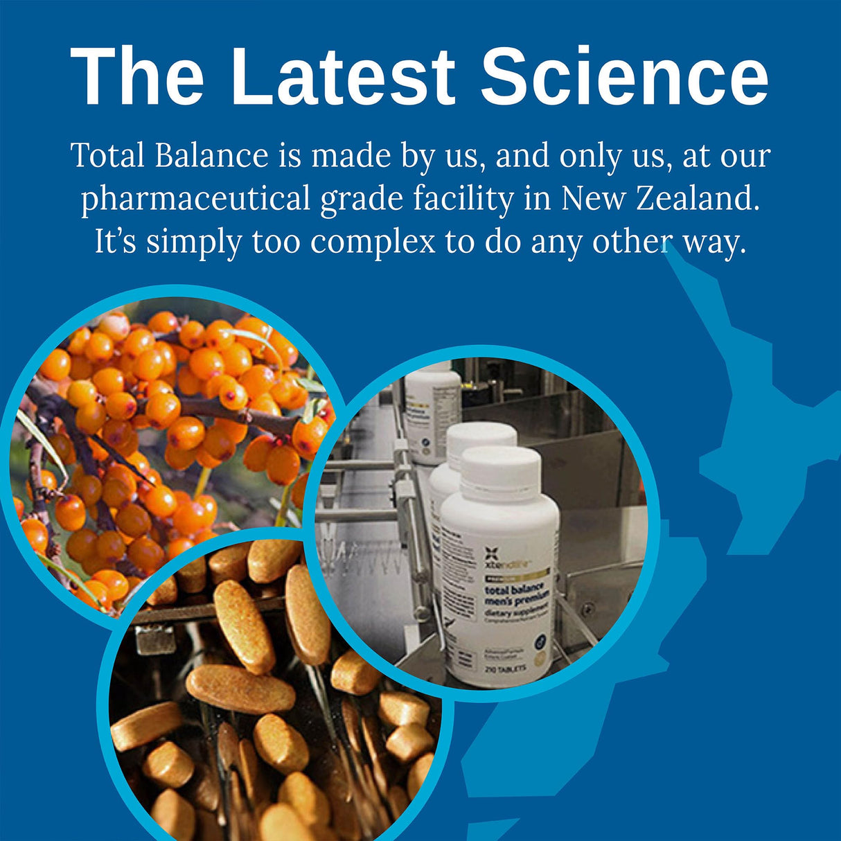 Xtendlife Total Balance Men's Premium Extra Strength Daily Multivitamin & Mineral - 90+ Nutrients for Complete Immune, Heart, Digestive, and Cellular Health - 30 Day Supply