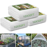 SWANGSA Garden Netting 10 X 50 FT 2 Pack, Ultra Fine Garden Mesh Plant Netting for Garden Protection Row Cover Raised Beds Screen, Protecting Plants Vegetables Flowers Fruit Trees