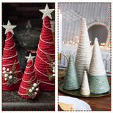 9 Pcs Paper Mache Cones Open Bottom 13.8x5 in, 10x4 in, 5.9x2.75 in, Extra Thick Cardboard Cones for Crafts Paper Cones for Christmas Gnomes Christmas Tree DIY Projects and Decorations