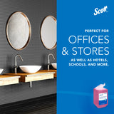 Scott Professional Foam Hand Soap with Moisturizers (91552), 1.0 L, Foaming, Pink, Floral Scent, Manual Refills (6 Bottles)