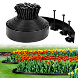 3 Inch x 50FT Garden Edging Border,Landscaping with 75pcs Spikes
